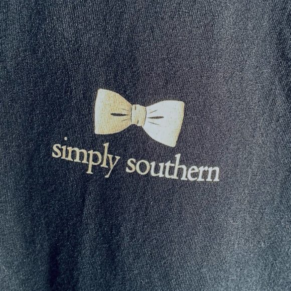 Simply Southern Long Sleeve Logo Tee | Size M - Picture 3 of 4